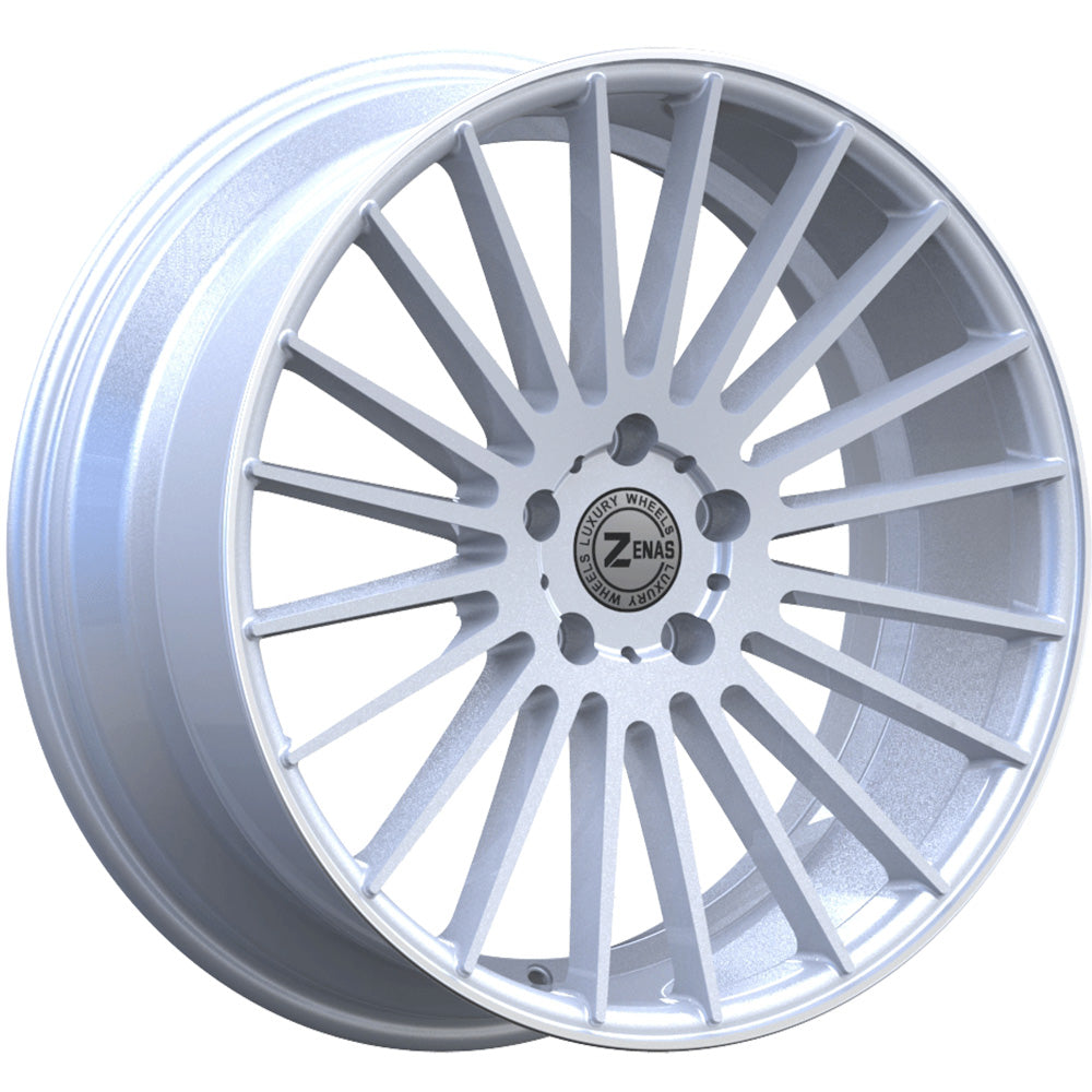 Zenas ZW17 Hypersilver Machined Wheel